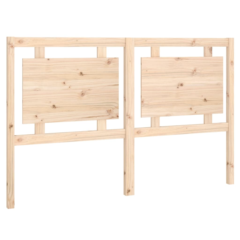 Bed Headboard 155.5x4x100 cm Solid Pine Wood