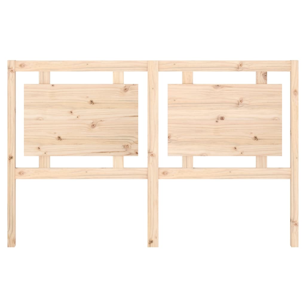 Bed Headboard 155.5x4x100 cm Solid Pine Wood