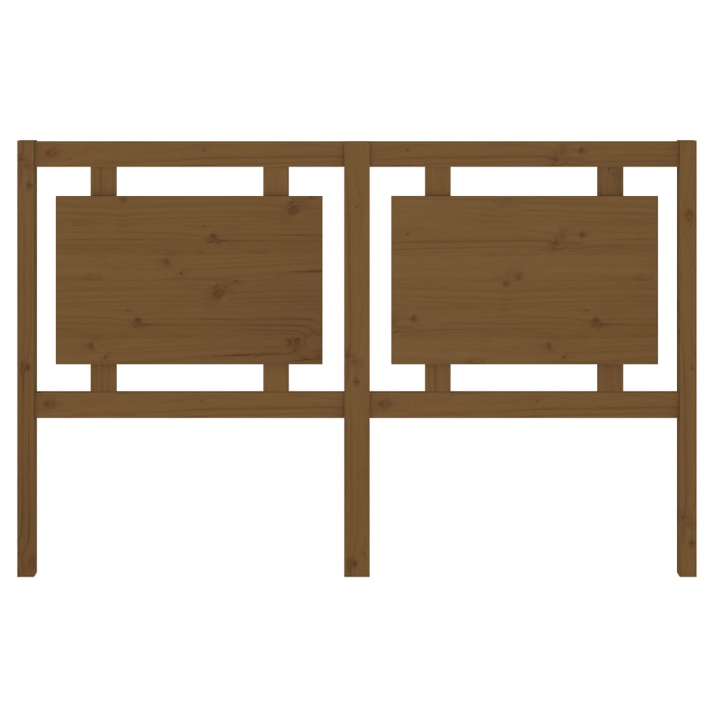 Bed Headboard Honey Brown 155.5x4x100 cm Solid Pine Wood