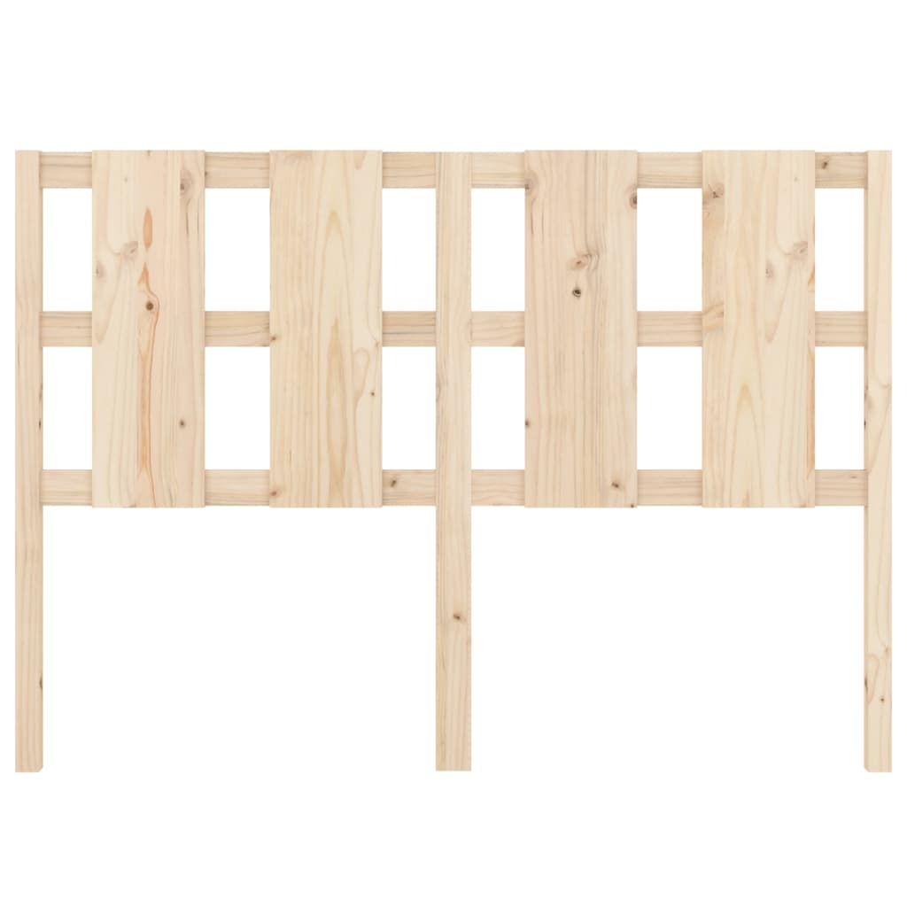 Bed Headboard 125.5x4x100 cm Solid Wood Pine