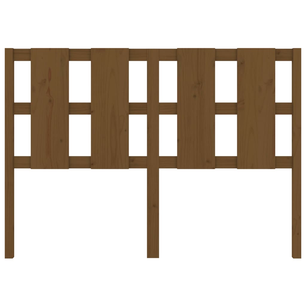 Bed Headboard Honey Brown 140.5x4x100 cm Solid Wood Pine