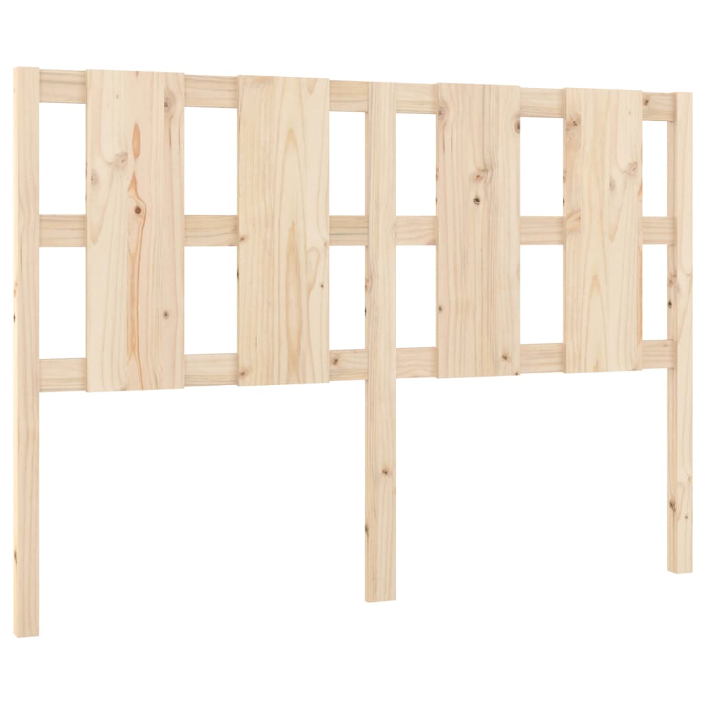 Bed Headboard 145.5x4x100 cm Solid Wood Pine