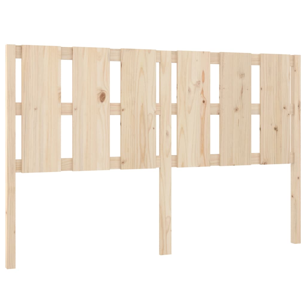 Bed Headboard 155.5x4x100 cm Solid Wood Pine