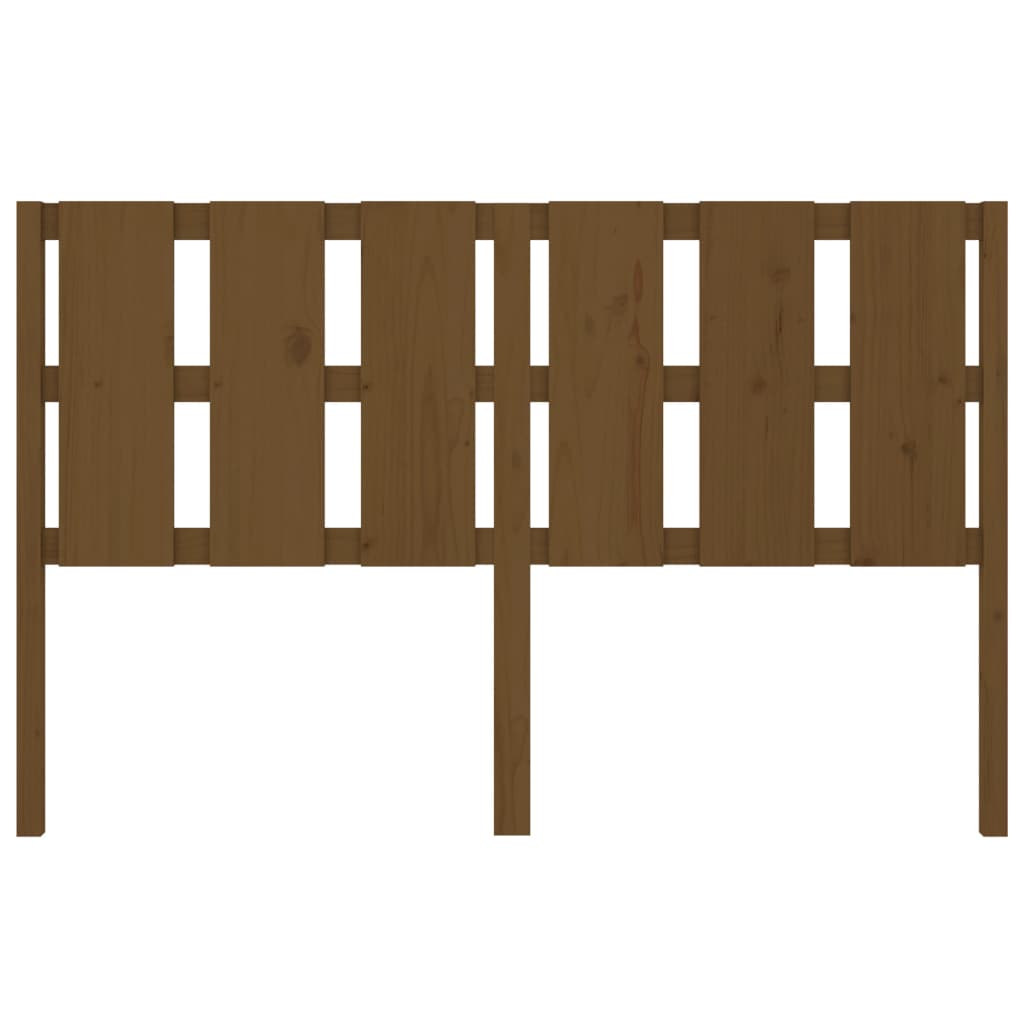 Bed Headboard Honey Brown 155.5x4x100 cm Solid Wood Pine