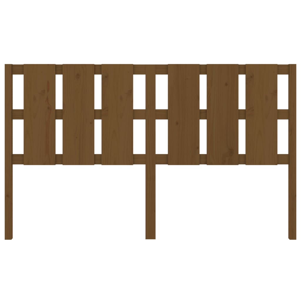 Bed Headboard Honey Brown 165.5x4x100 cm Solid Wood Pine