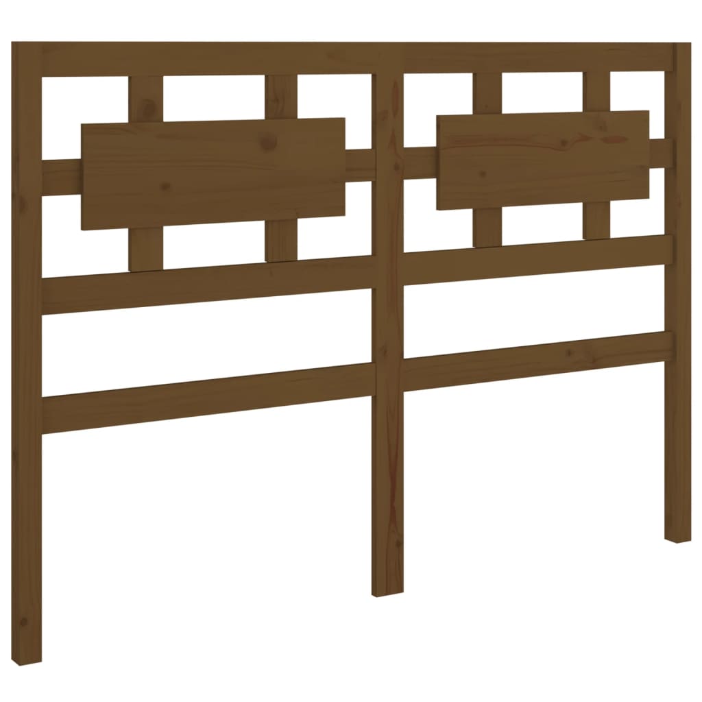 Bed Headboard Honey Brown 165.5x4x100 cm Solid Wood Pine