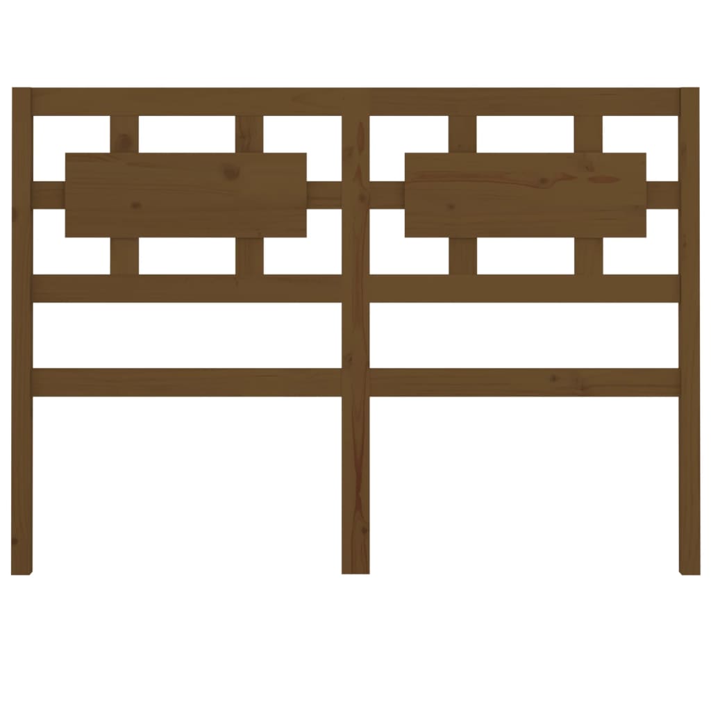 Bed Headboard Honey Brown 205.5x4x100 cm Solid Wood Pine