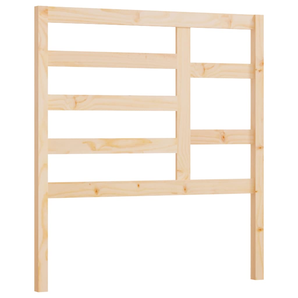 Bed Headboard 106x4x104 cm Solid Wood Pine