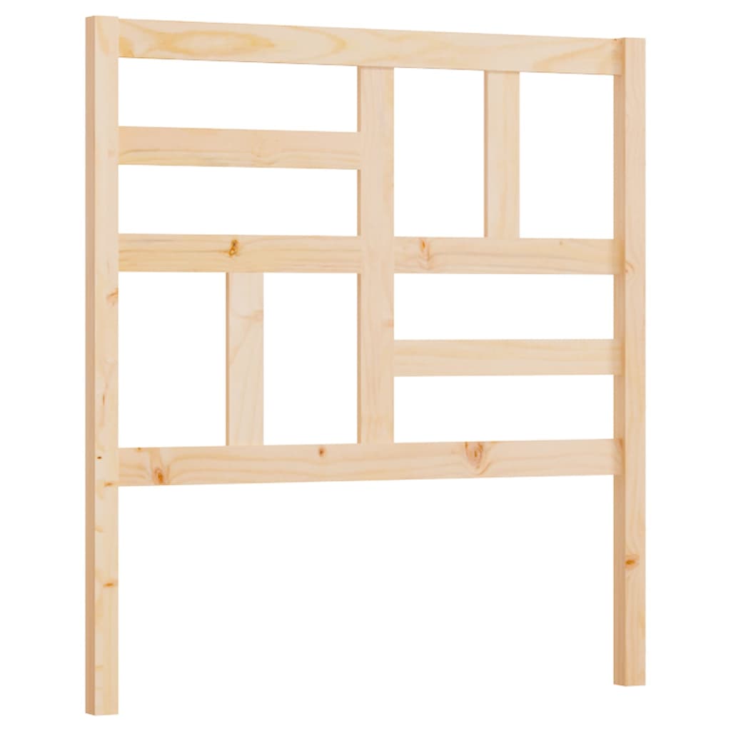 Bed Headboard 81x4x104 cm Solid Wood Pine