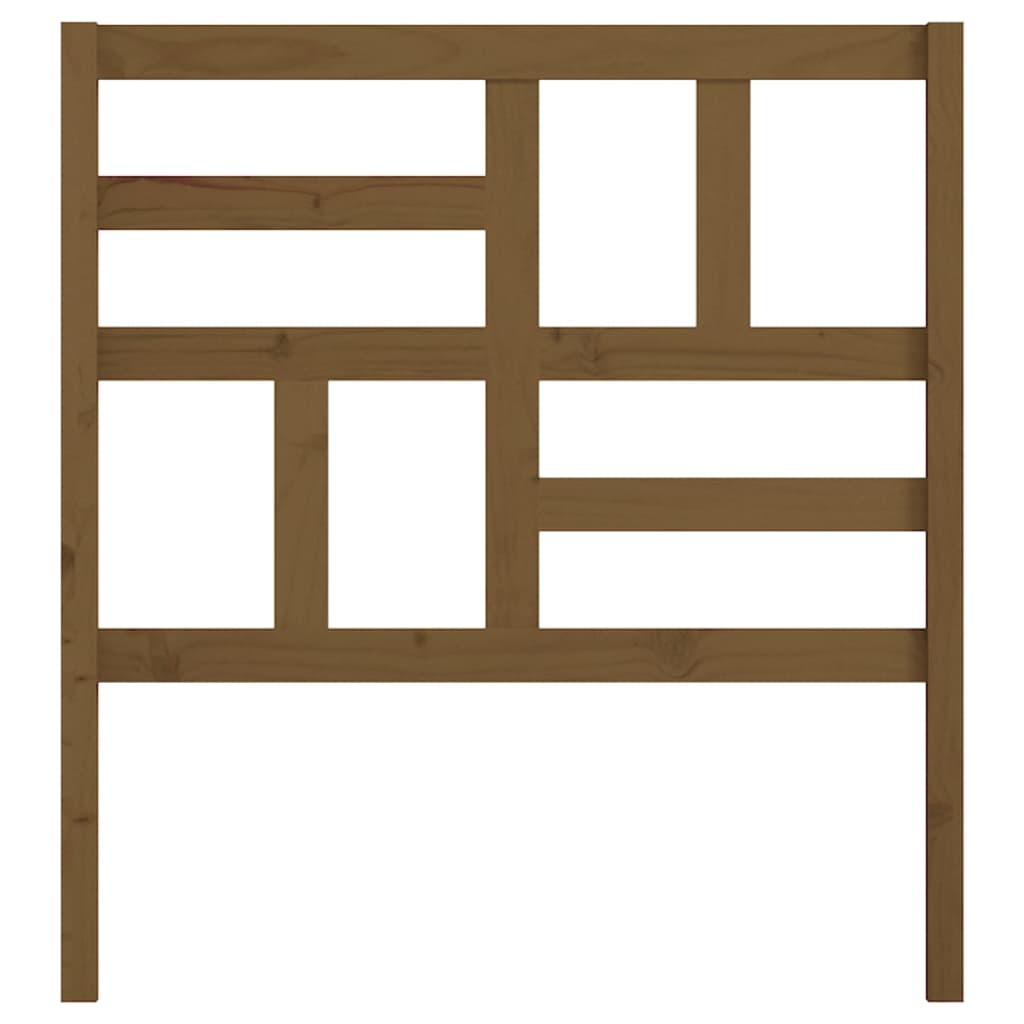 Bed Headboard Honey Brown 81x4x104 cm Solid Wood Pine