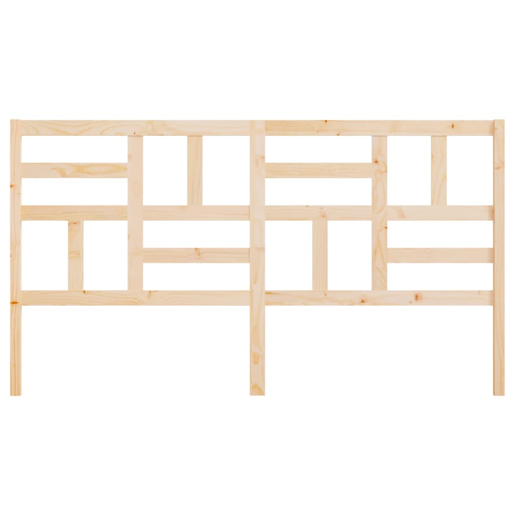 Bed Headboard 186x4x104 cm Solid Wood Pine