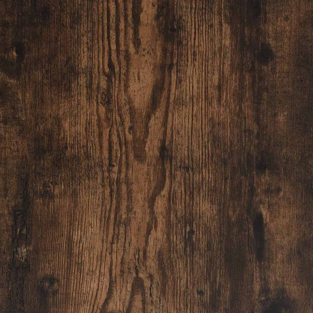 Wardrobe Smoked Oak 90x50x200 cm Engineered Wood