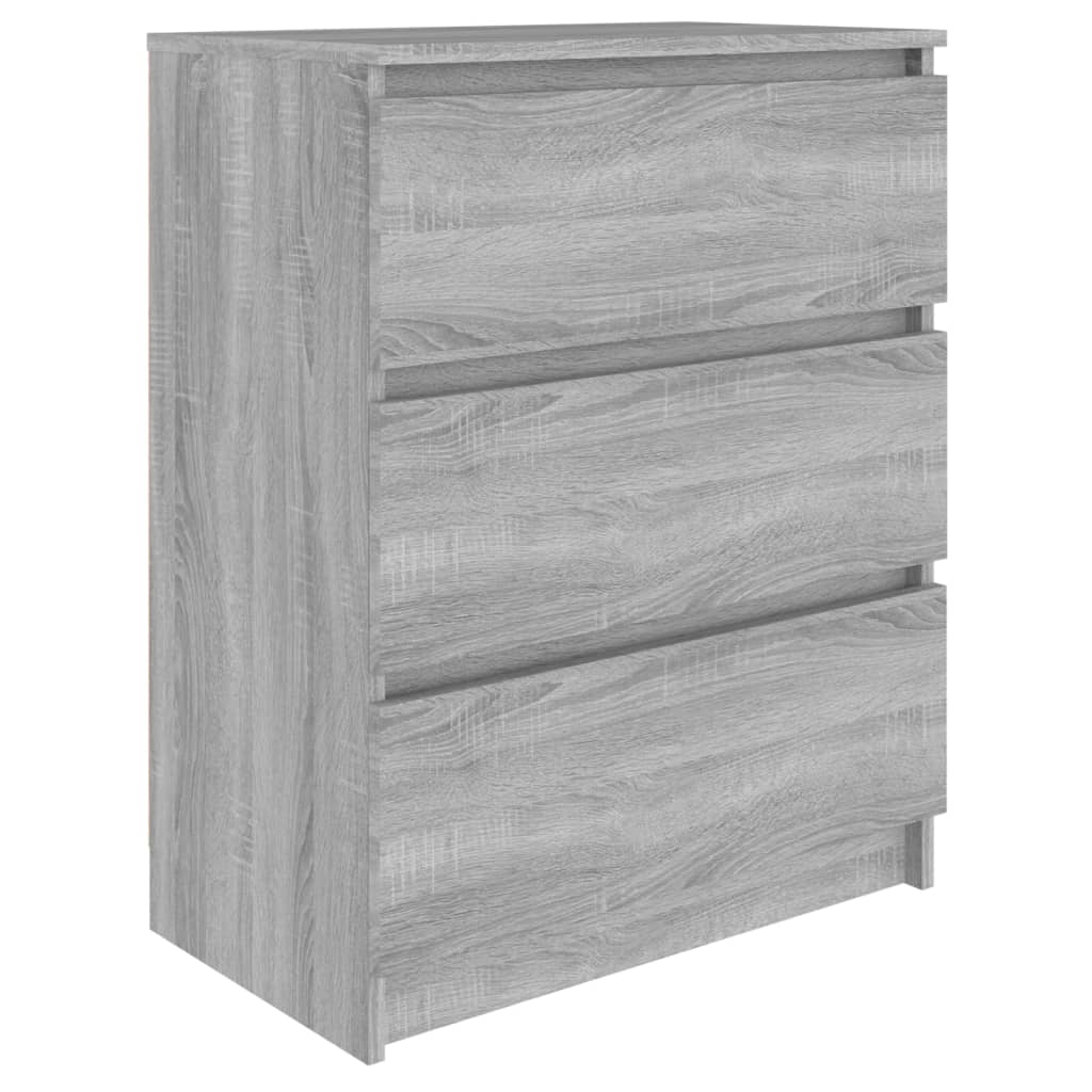 Sideboard Grey Sonoma 60x35x76 cm Engineered Wood
