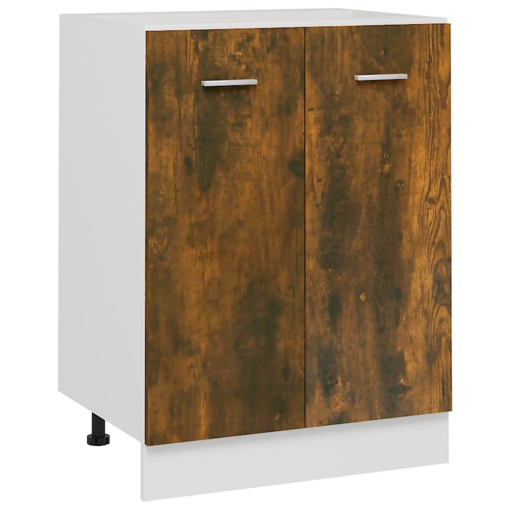 Bottom Cabinet Lyon Smoked Oak 60x46x81.5 cm Engineered Wood