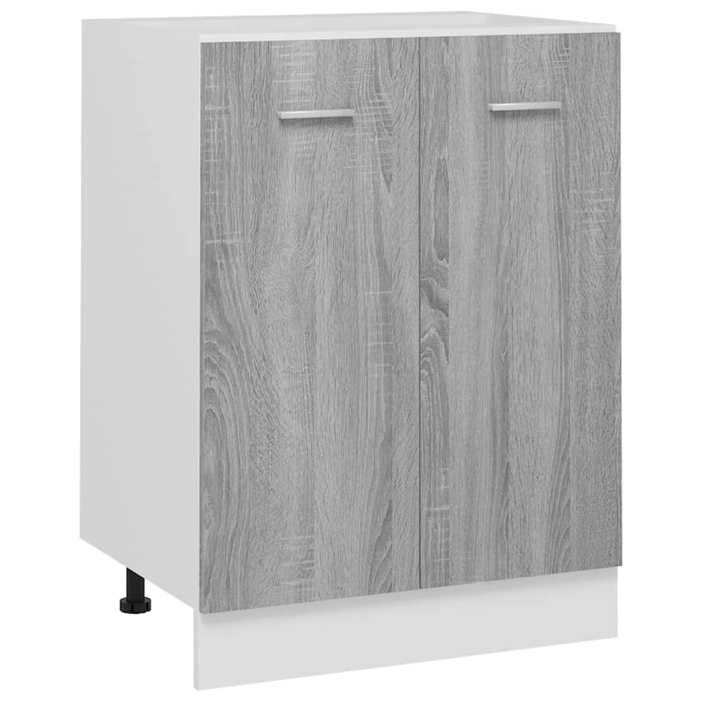 Bottom Cabinet Lyon Grey Sonoma 60x46x81.5 cm Engineered Wood