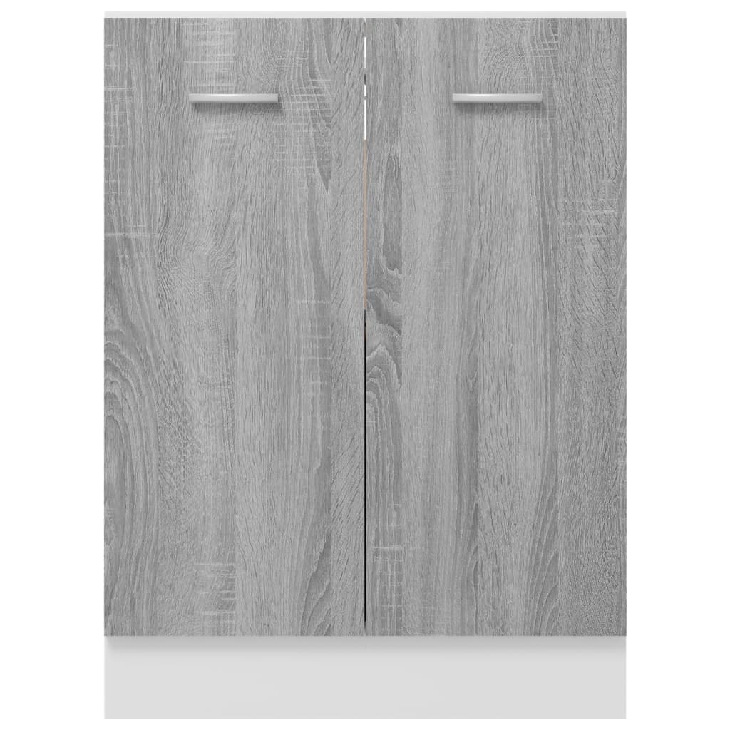 Bottom Cabinet Lyon Grey Sonoma 60x46x81.5 cm Engineered Wood