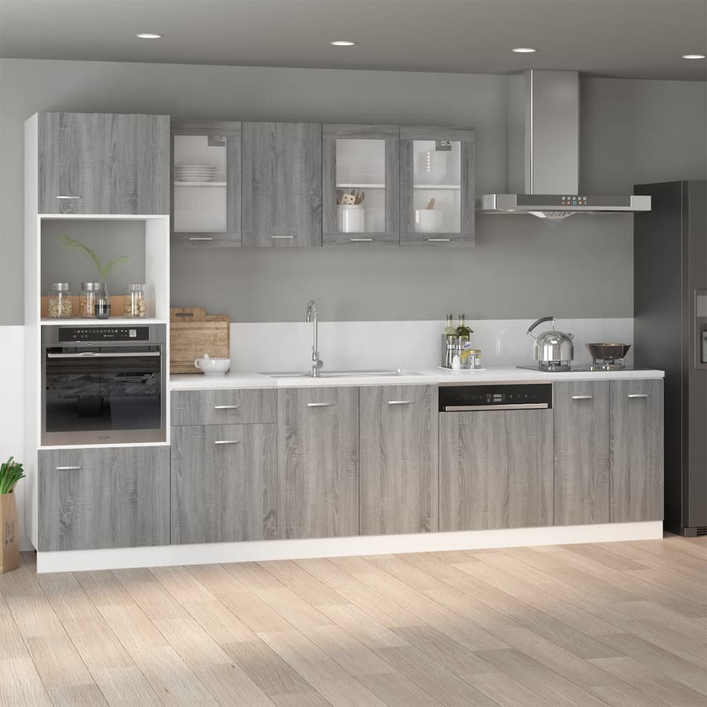 Bottom Cabinet Lyon Grey Sonoma 60x46x81.5 cm Engineered Wood