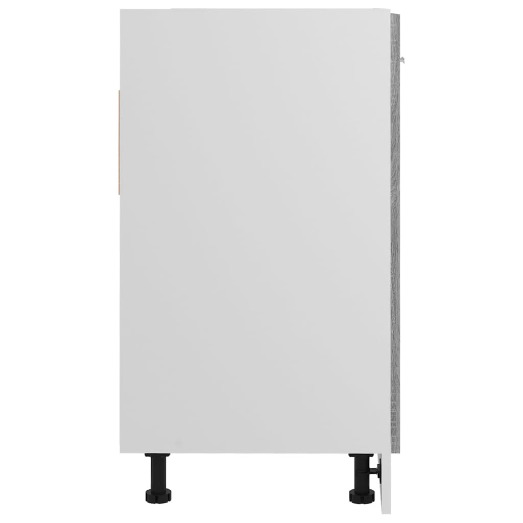 Sink Bottom Cabinet Lyon Grey Sonoma 80x46x81.5 cm Engineered Wood