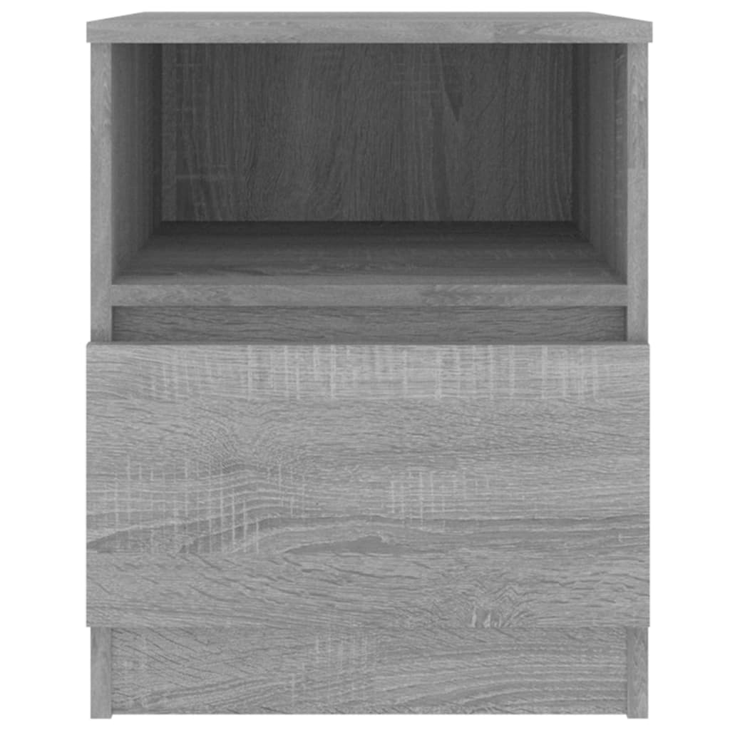Bedside Cabinets 2 pcs Grey Sonoma 40x40x50 cm Engineered Wood