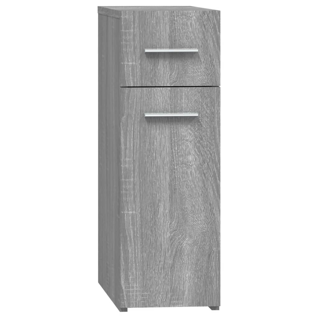 Apothecary Cabinet Grey Sonoma 20x45.5x60 cm Engineered Wood