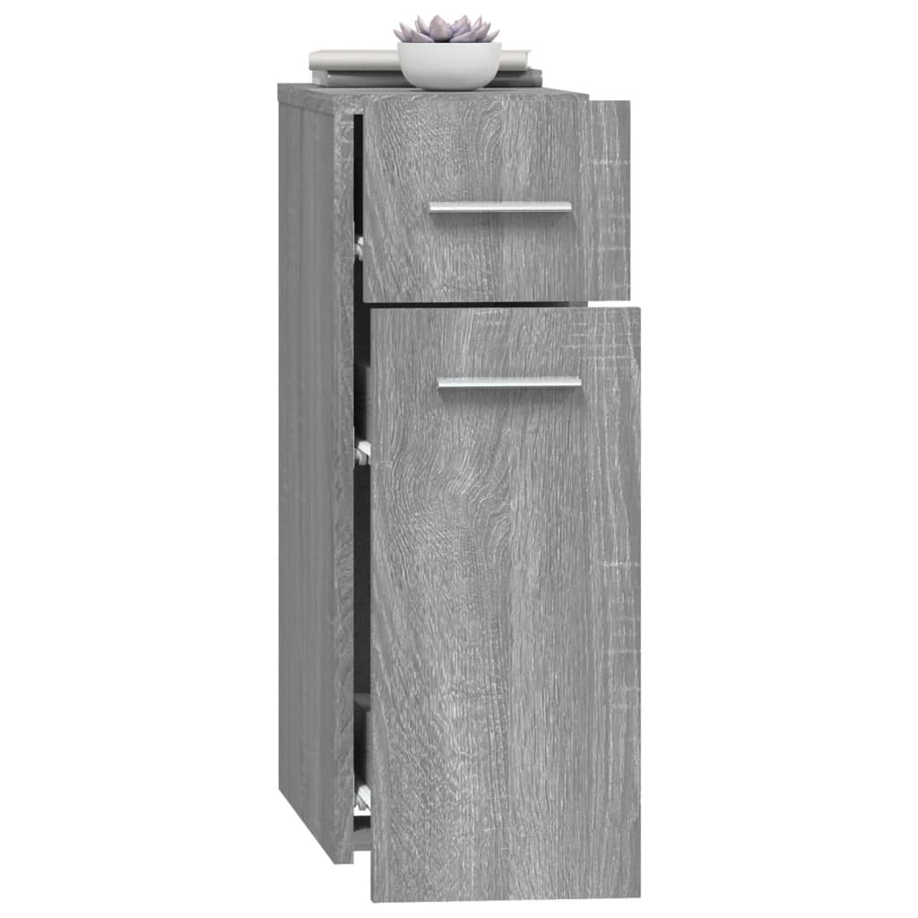Apothecary Cabinet Grey Sonoma 20x45.5x60 cm Engineered Wood