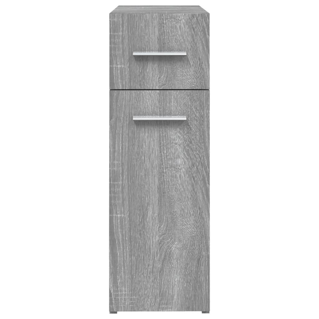 Apothecary Cabinet Grey Sonoma 20x45.5x60 cm Engineered Wood