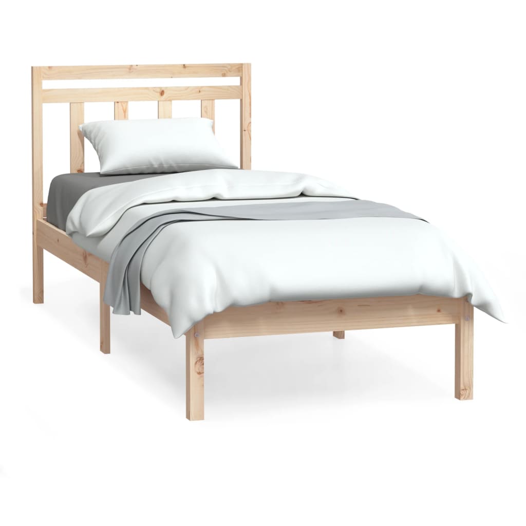 Bed Frame without Mattress Small Single Solid Wood