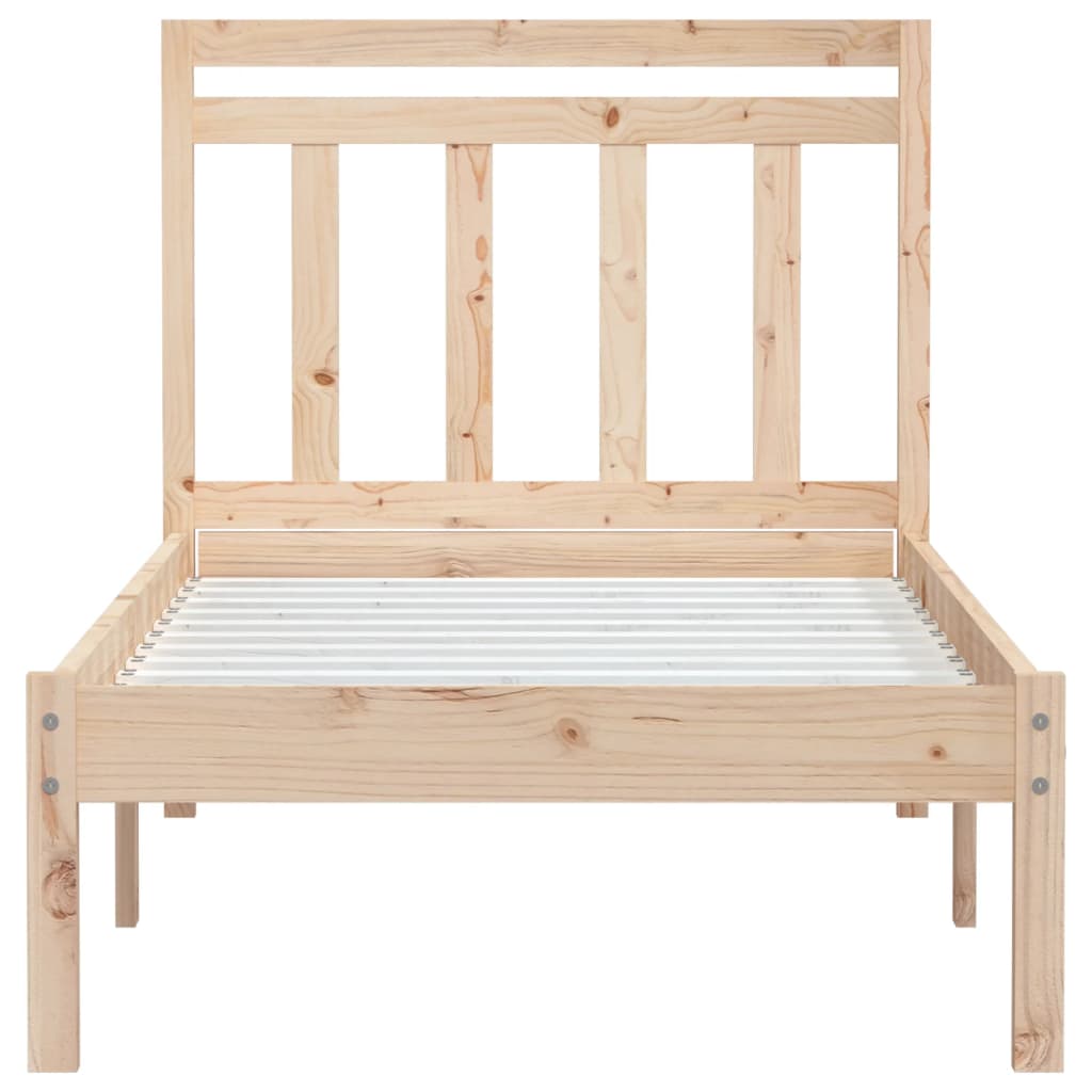 Bed Frame without Mattress Small Single Solid Wood