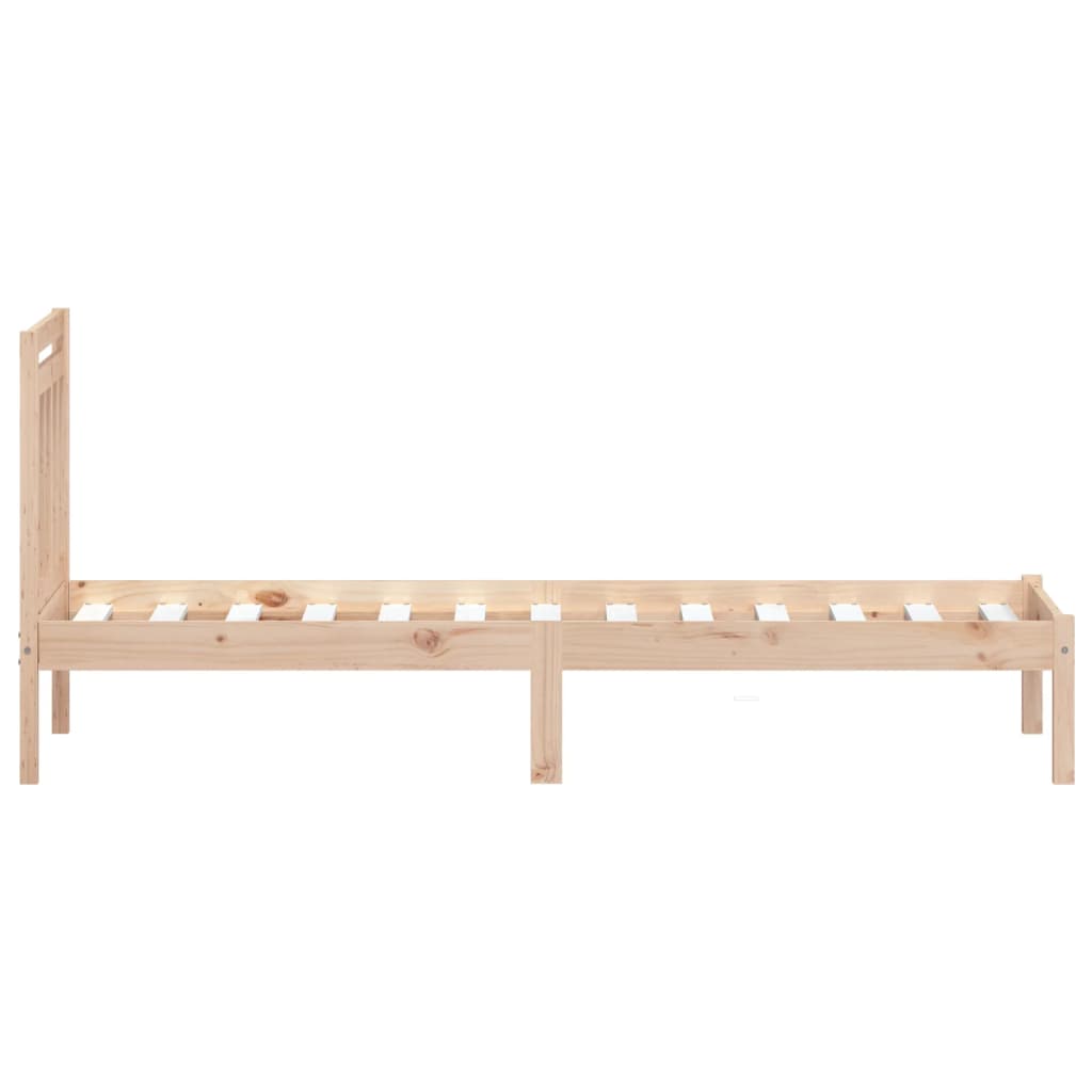 Bed Frame without Mattress Small Single Solid Wood