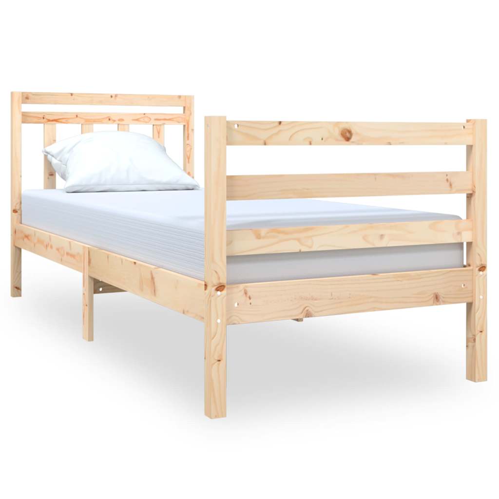 Bed Frame without Mattress Small Single Solid Wood