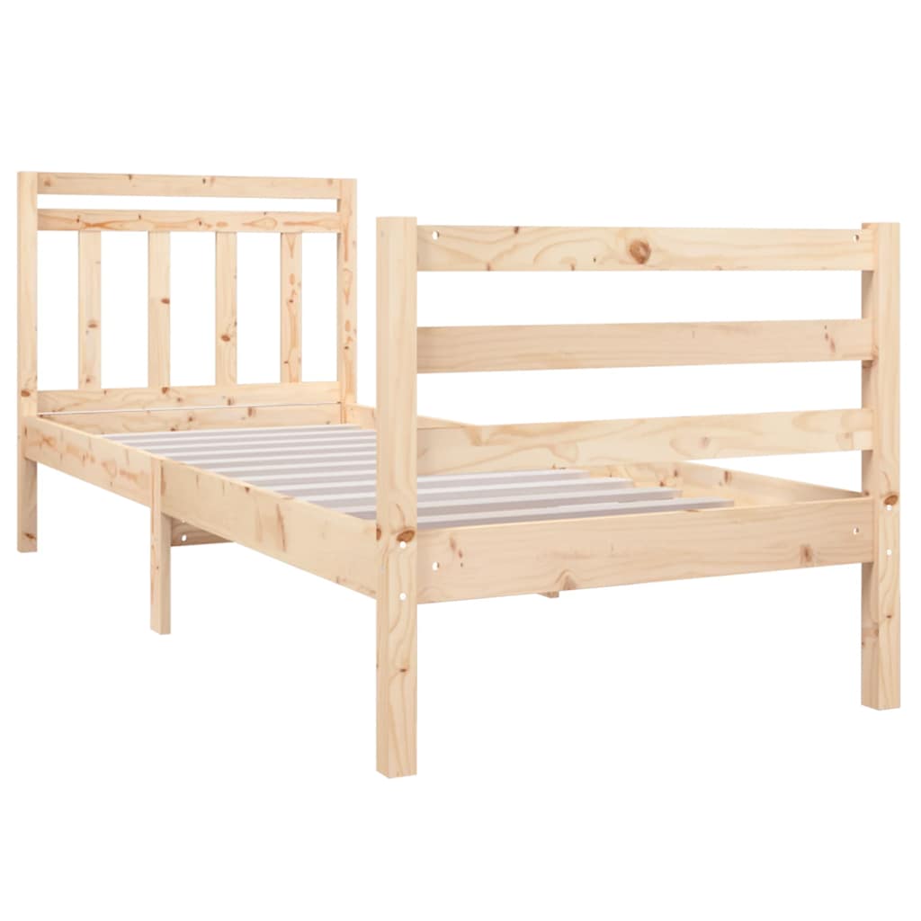 Bed Frame without Mattress Small Single Solid Wood