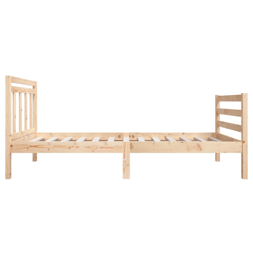 Bed Frame without Mattress Small Double Solid Wood