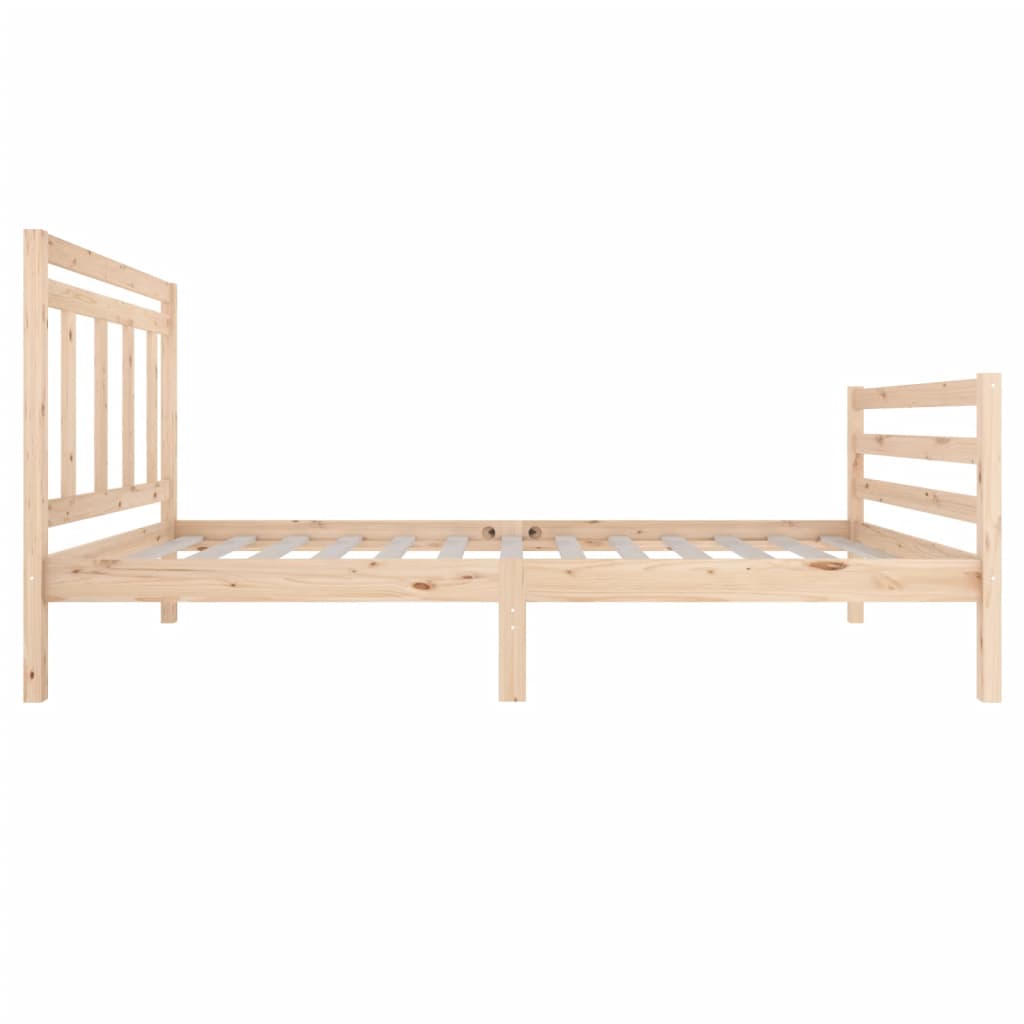 Bed Frame without Mattress Solid Wood 100x200 cm