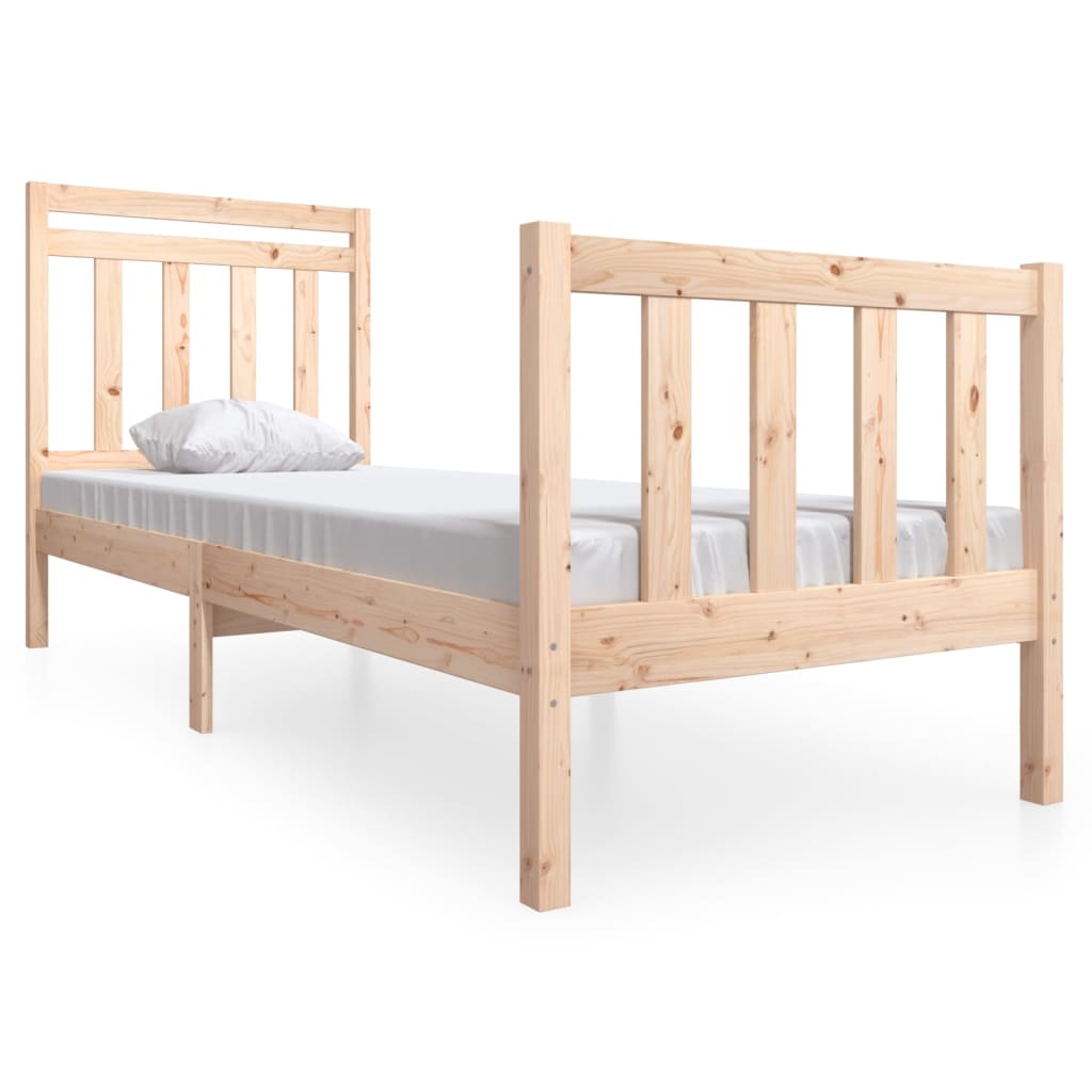 Bed Frame without Mattress Small Single Solid Wood