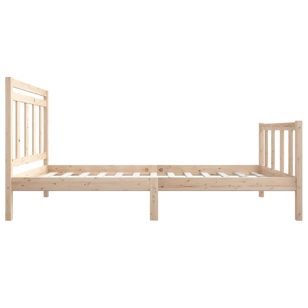Bed Frame without Mattress Small Single Solid Wood