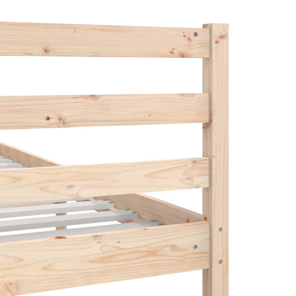 Bed Frame without Mattress 120x190 cm Small Double Small Double Solid Wood