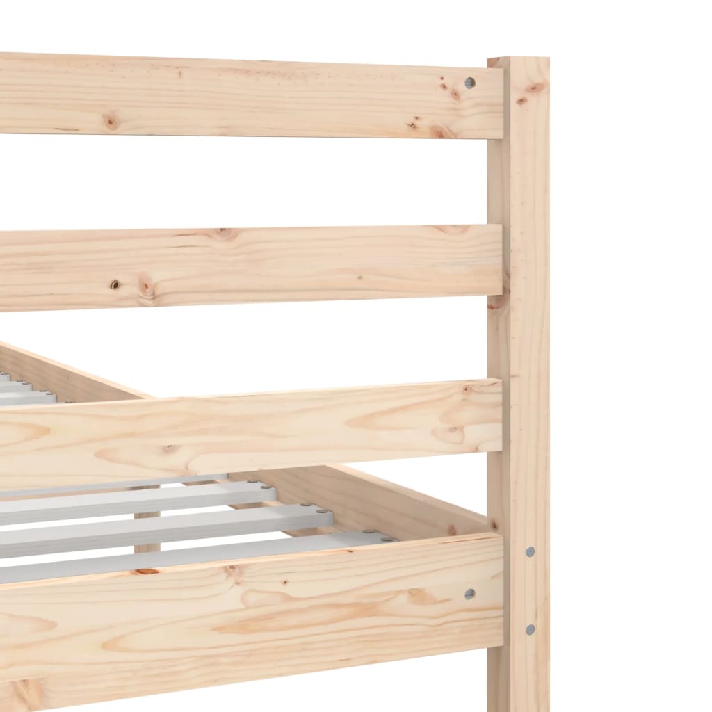 Bed Frame without Mattress Solid Wood 90x200 cm