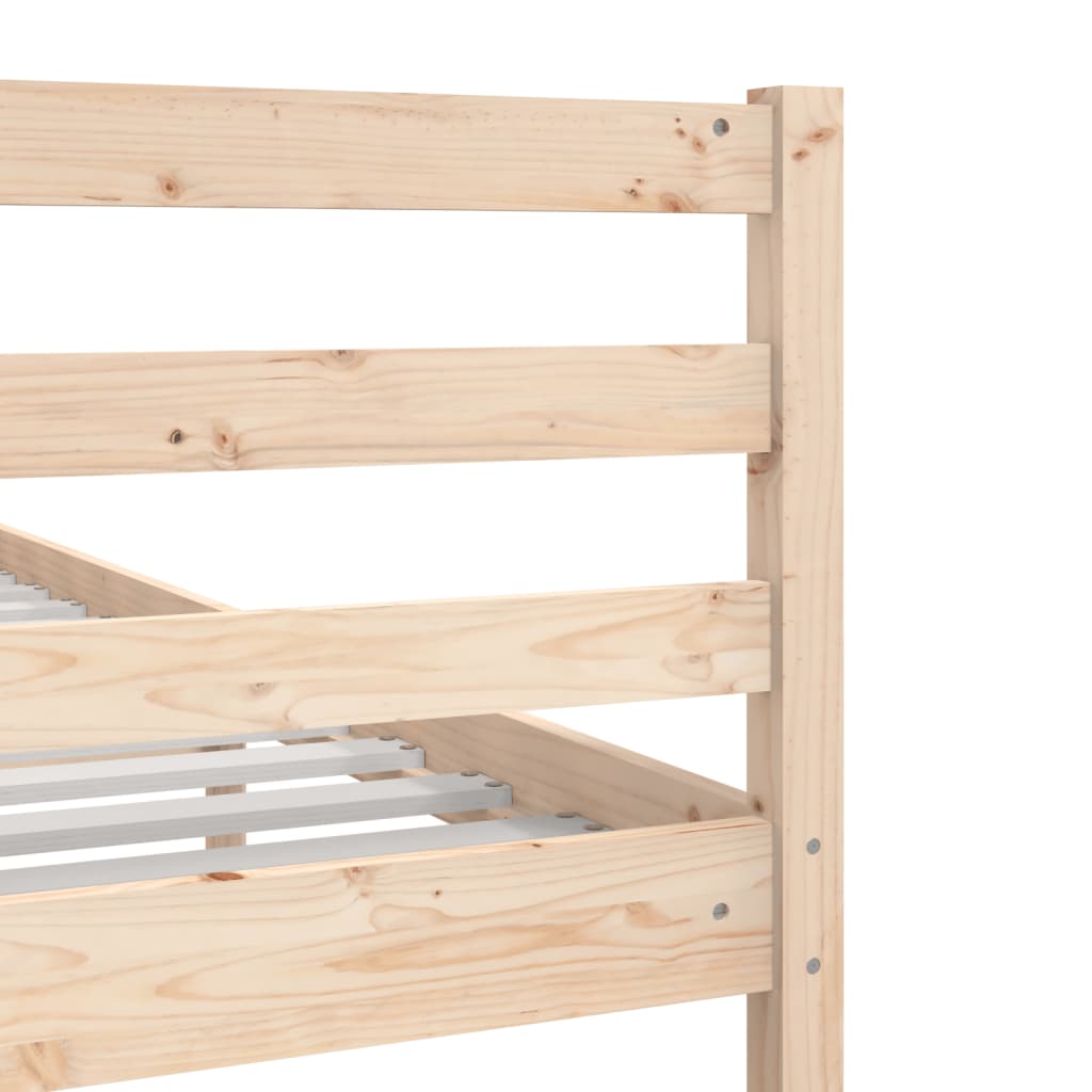 Bed Frame without Mattress Solid Wood 140x200 cm