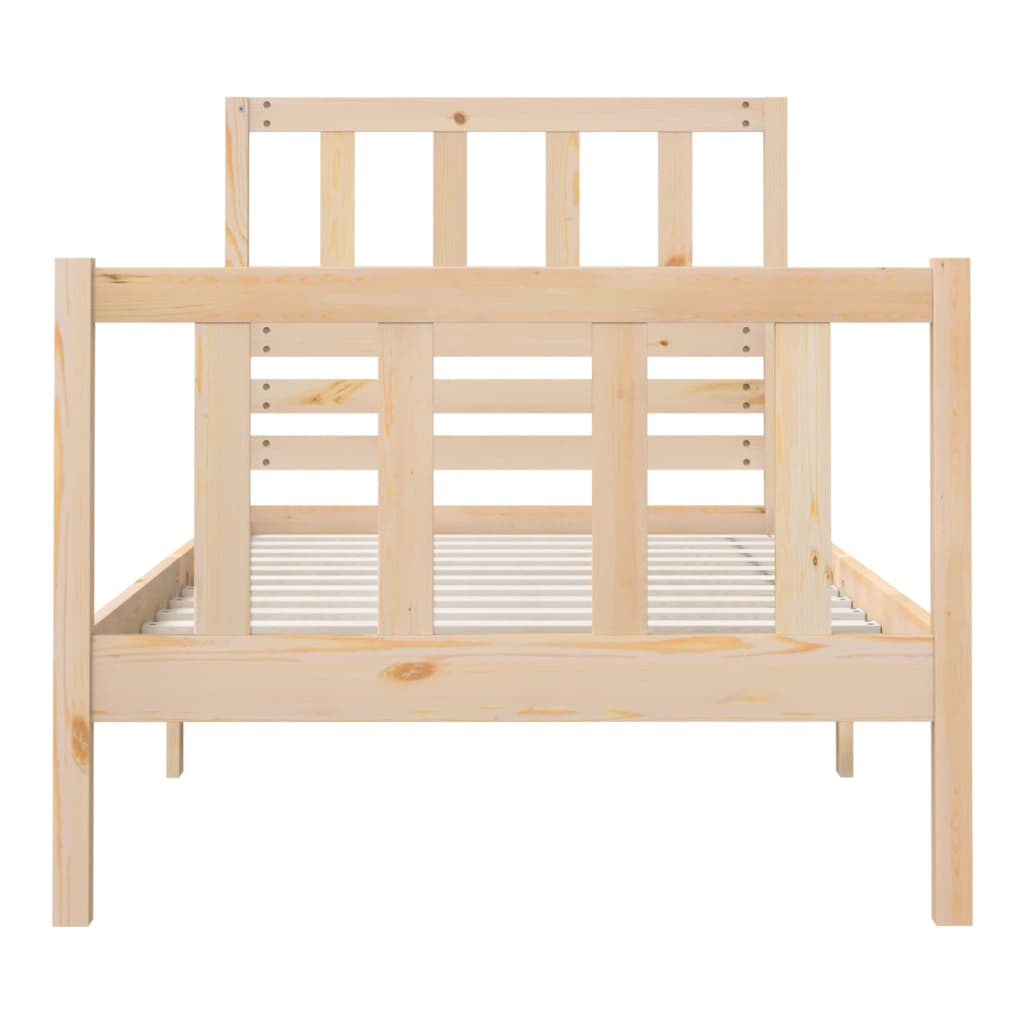 Bed Frame without Mattress Small Single Solid Wood