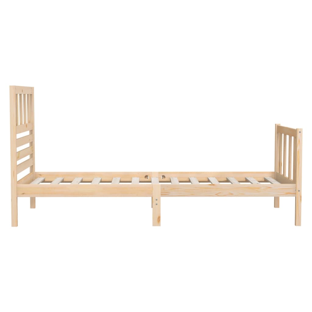 Bed Frame without Mattress Small Single Solid Wood