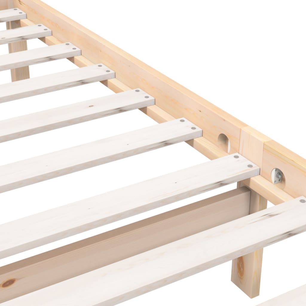 Bed Frame without Mattress Small Single Solid Wood