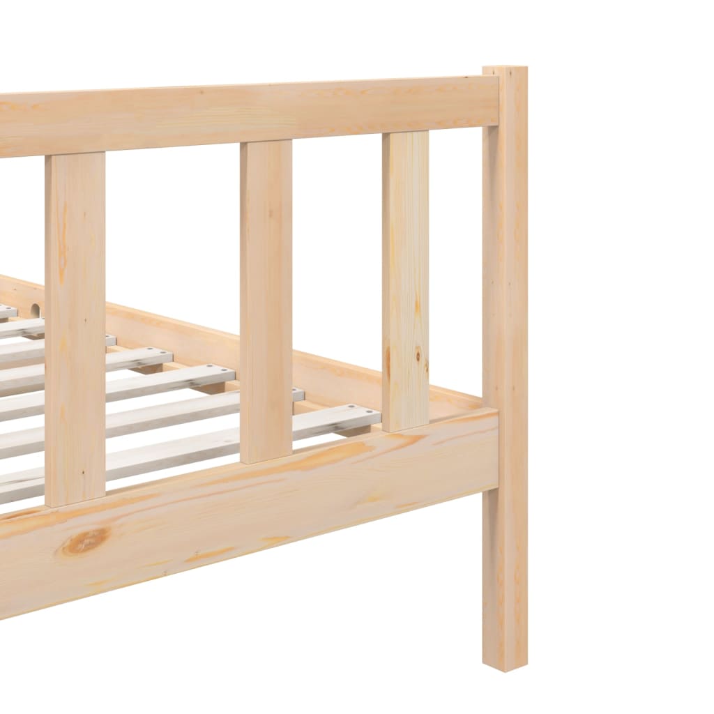 Bed Frame without Mattress Small Single Solid Wood