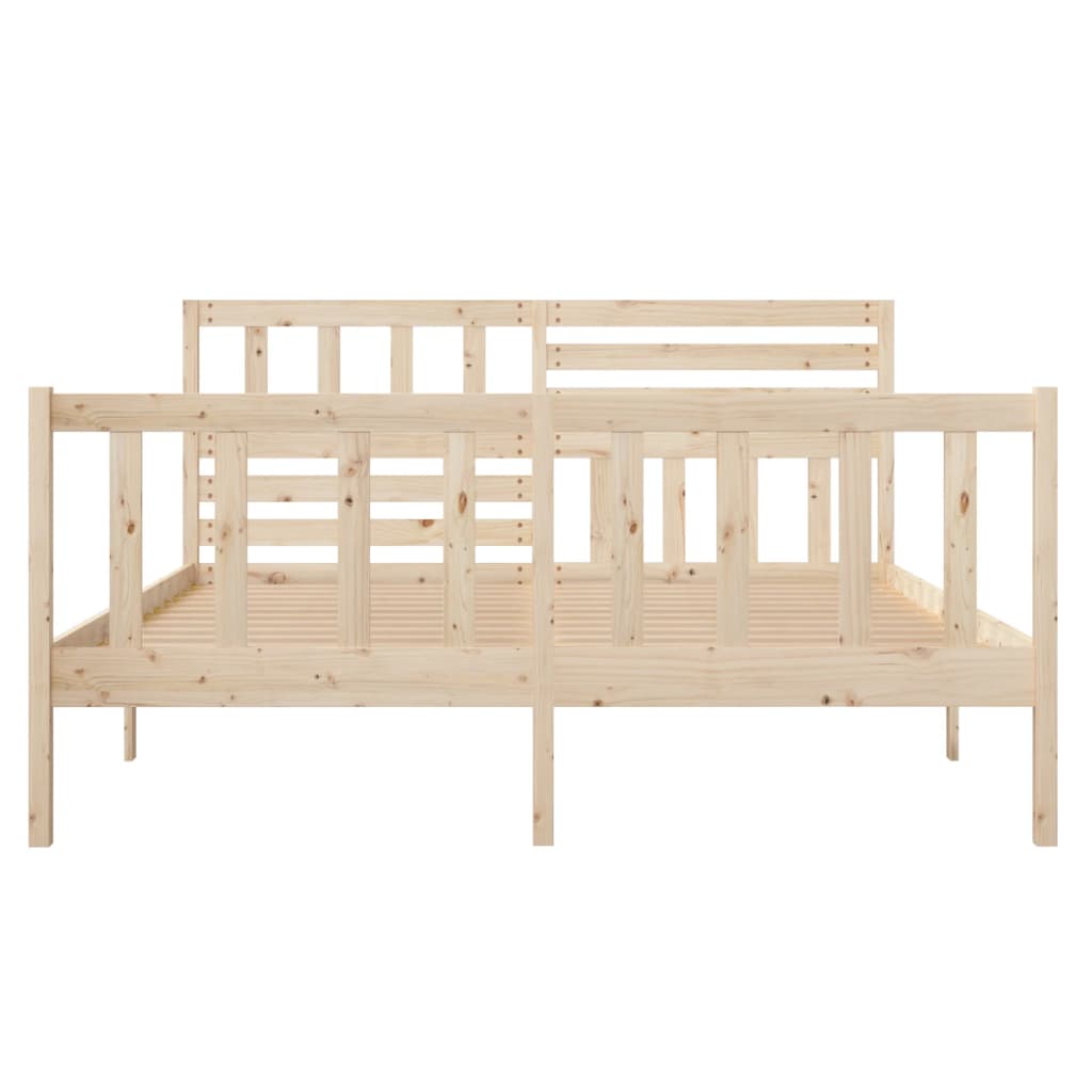 Bed Frame without Mattress Small Double Solid Wood