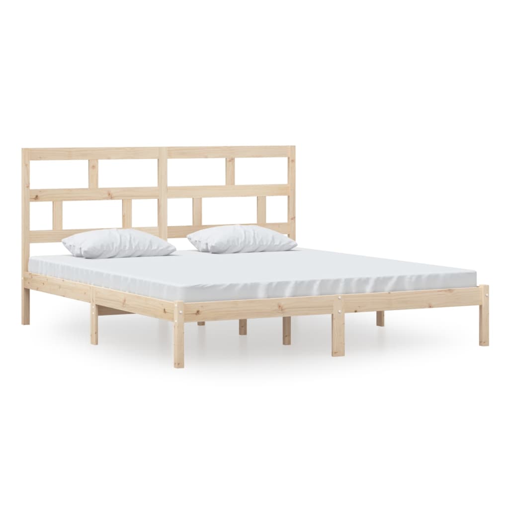 Bed Frame without Mattress Super King Solid Wood