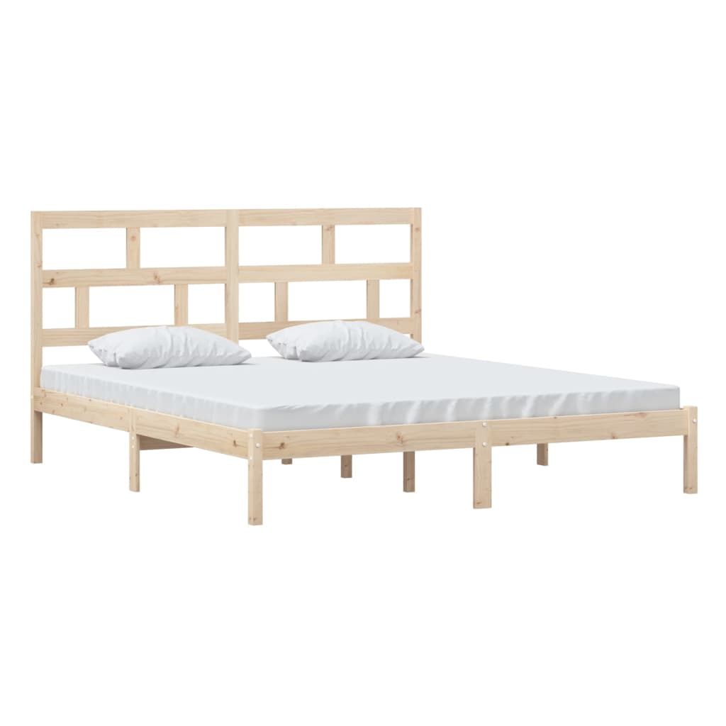 Bed Frame without Mattress Super King Solid Wood