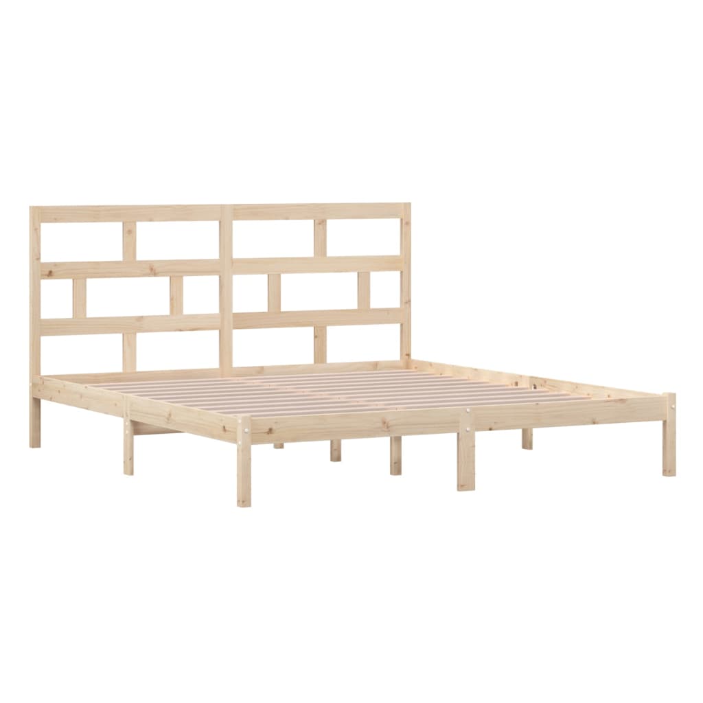 Bed Frame without Mattress Super King Solid Wood