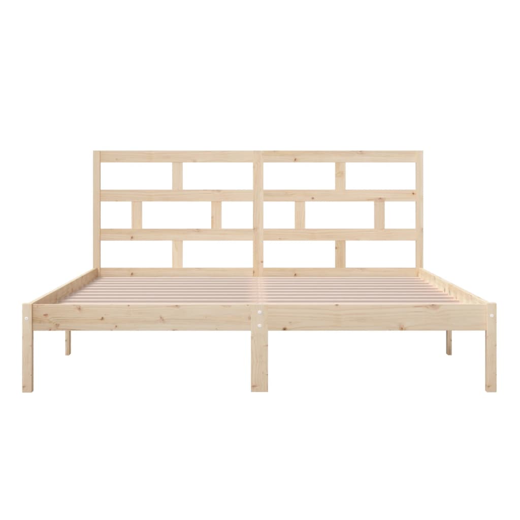 Bed Frame without Mattress Super King Solid Wood