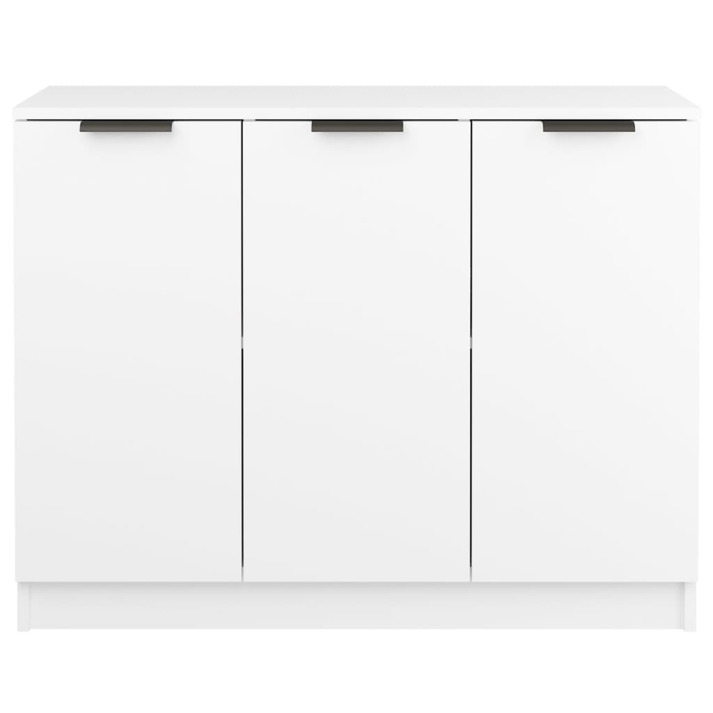 Sideboard White 90.5x30x70 cm Engineered Wood