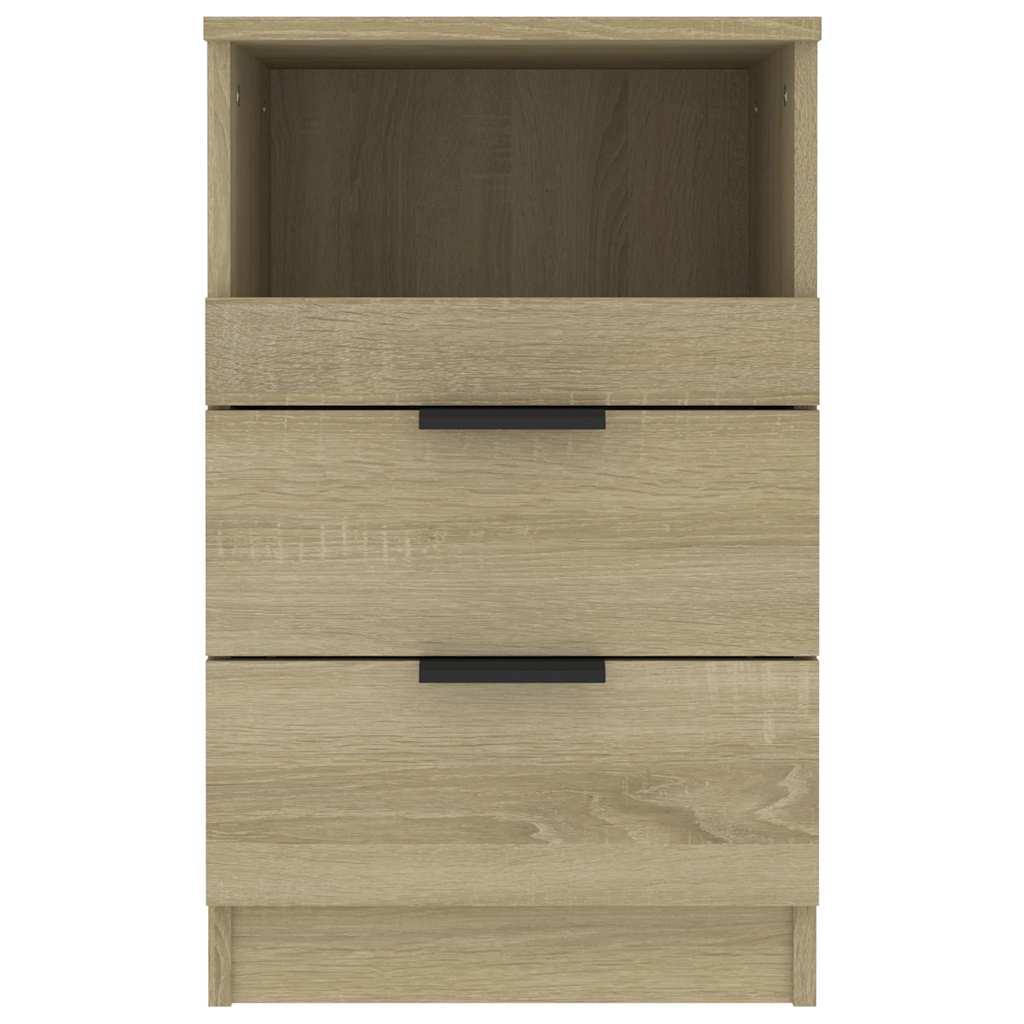 Bedside Cabinets 2 pcs Sonoma Oak Engineered Wood