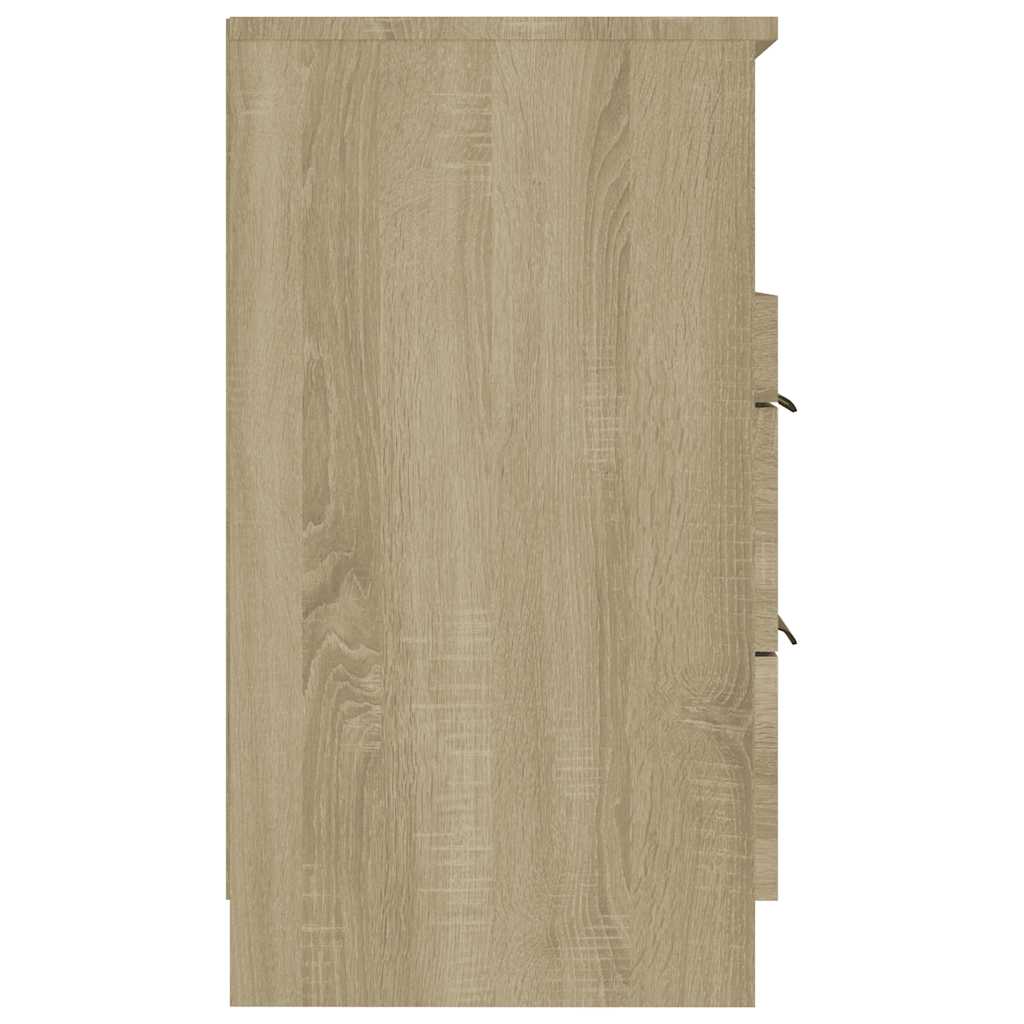 Bedside Cabinets 2 pcs Sonoma Oak Engineered Wood